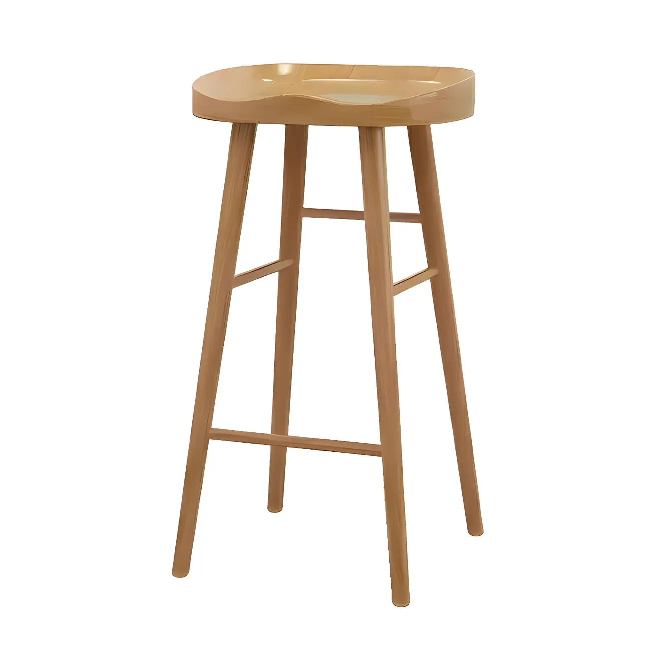 Elegant Long Bar Table with Wooden Stools Image - 15 | homeyfad