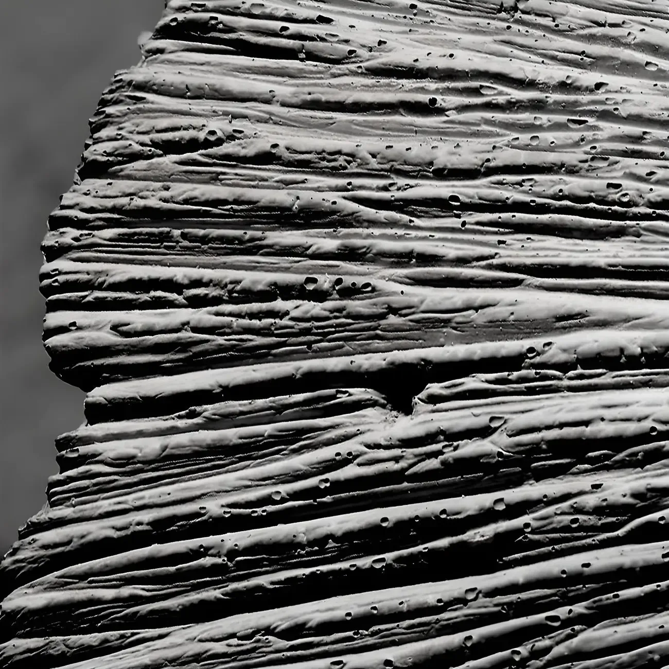 Gray Wood Pendant Lamp with Ginkgo Leaf Texture for Living Room Image - 7