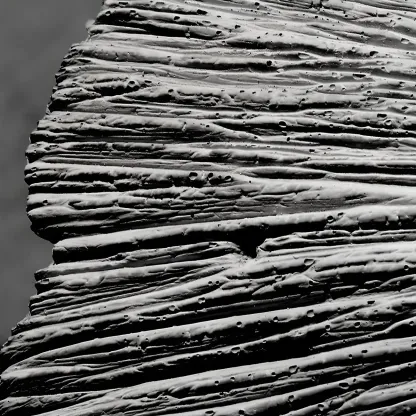 Gray Wood Pendant Lamp with Ginkgo Leaf Texture for Living Room Image - 7