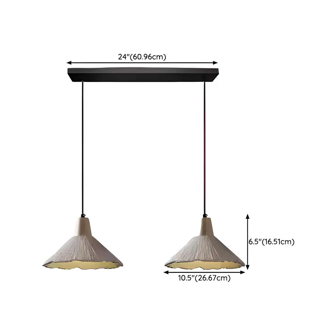 Gray Wood Pendant Lamp with Ginkgo Leaf Texture for Living Room Image - 11 | homeyfad