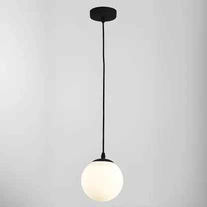 Nordic Irregular Globe Pendant Lamp in Clear Glass for Indoor Use Image - 5