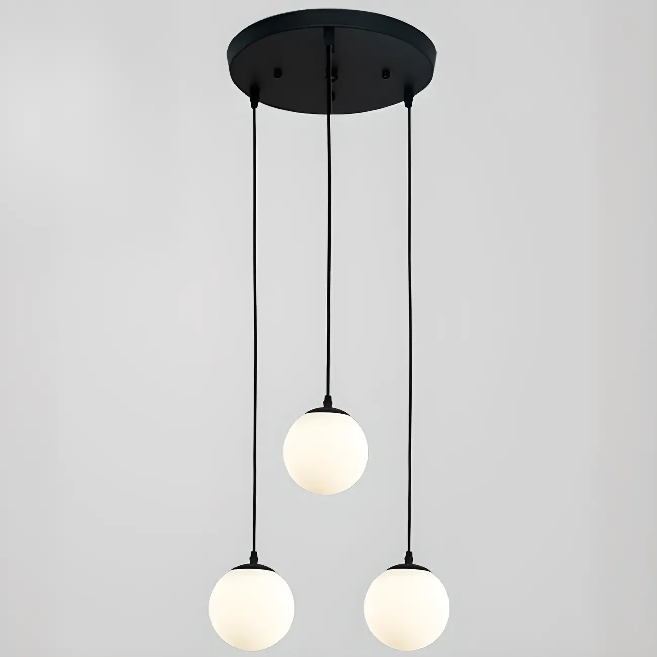 Nordic Irregular Globe Pendant Lamp in Clear Glass for Indoor Use Image - 7