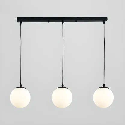 Nordic Irregular Globe Pendant Lamp in Clear Glass for Indoor Use Image - 9
