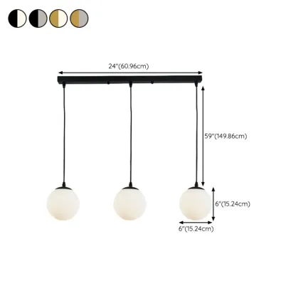 Nordic Irregular Globe Pendant Lamp in Clear Glass for Indoor Use Image - 24
