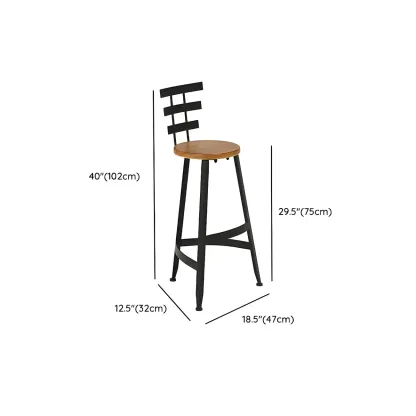 Elegant Solid Wood Bar Set with Stylish Stools for Home Image - 16