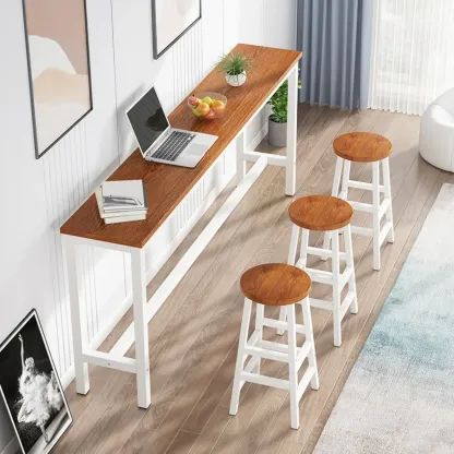Stylish Bar Table Set with Stools for Modern Spaces Image - 3