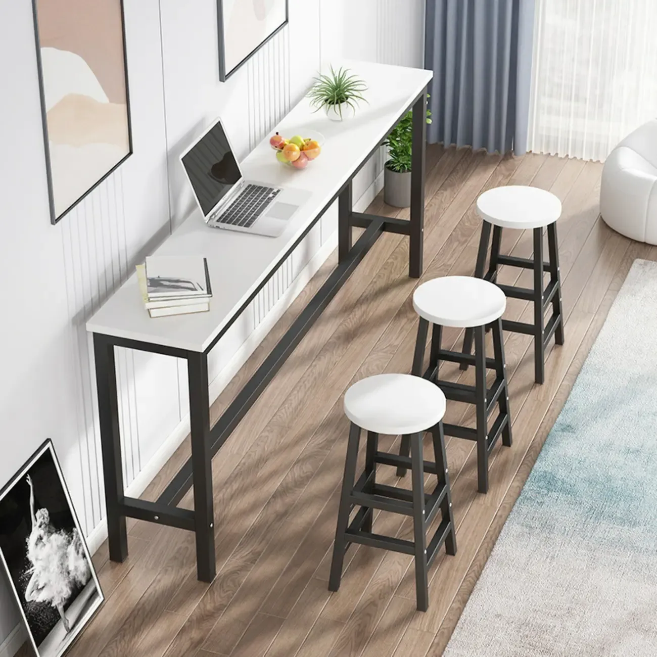 Stylish Bar Table Set with Stools for Modern Spaces Image - 5