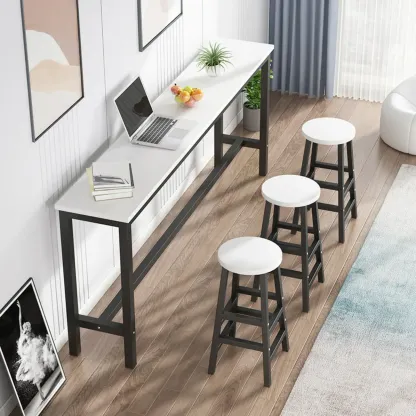 Stylish Bar Table Set with Stools for Modern Spaces Image - 5