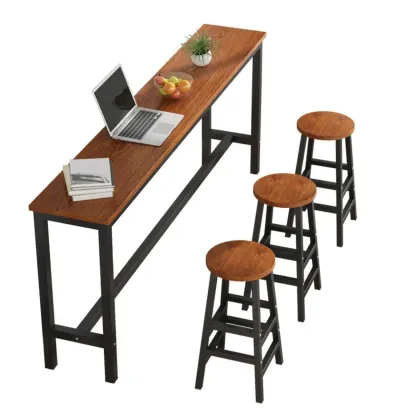 Stylish Bar Table Set with Stools for Modern Spaces Image - 8