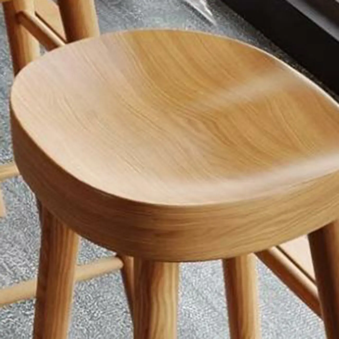 Natural Finish Wooden Bar Set with Table and Stools Image - 4 | homeyfad