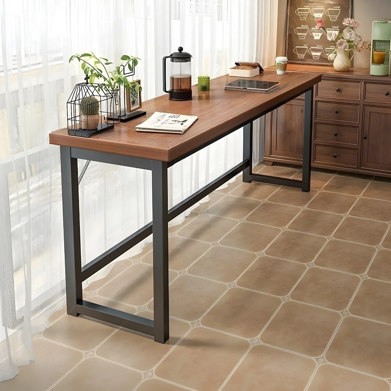  Modern Manufactured Wood Pub Table and Backless Stools Sets Image - 2 | homeyfad