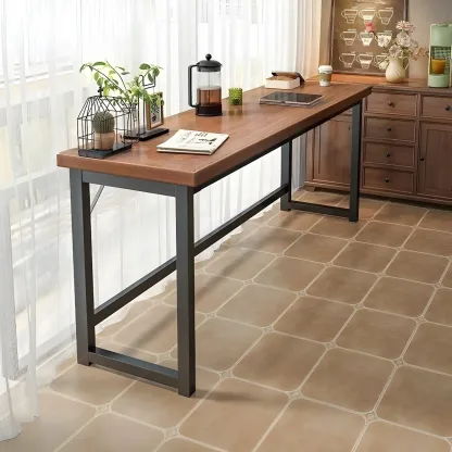  Modern Manufactured Wood Pub Table and Backless Stools Sets Image - 2