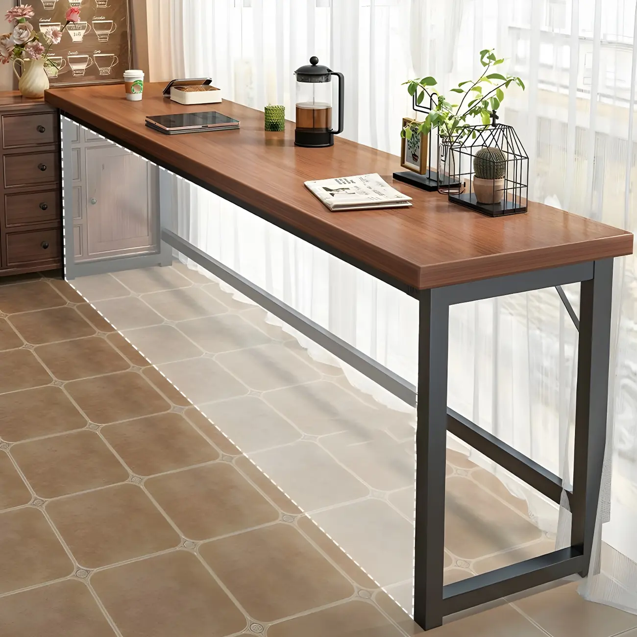  Modern Manufactured Wood Pub Table and Backless Stools Sets Image - 4 | homeyfad