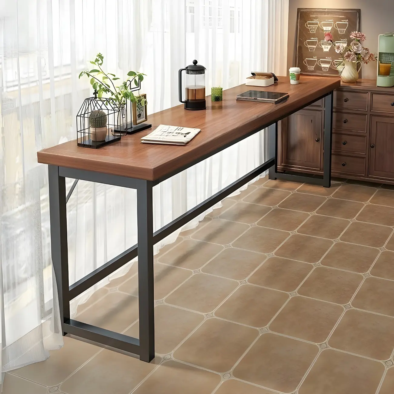  Modern Manufactured Wood Pub Table and Backless Stools Sets Image - 7 | homeyfad