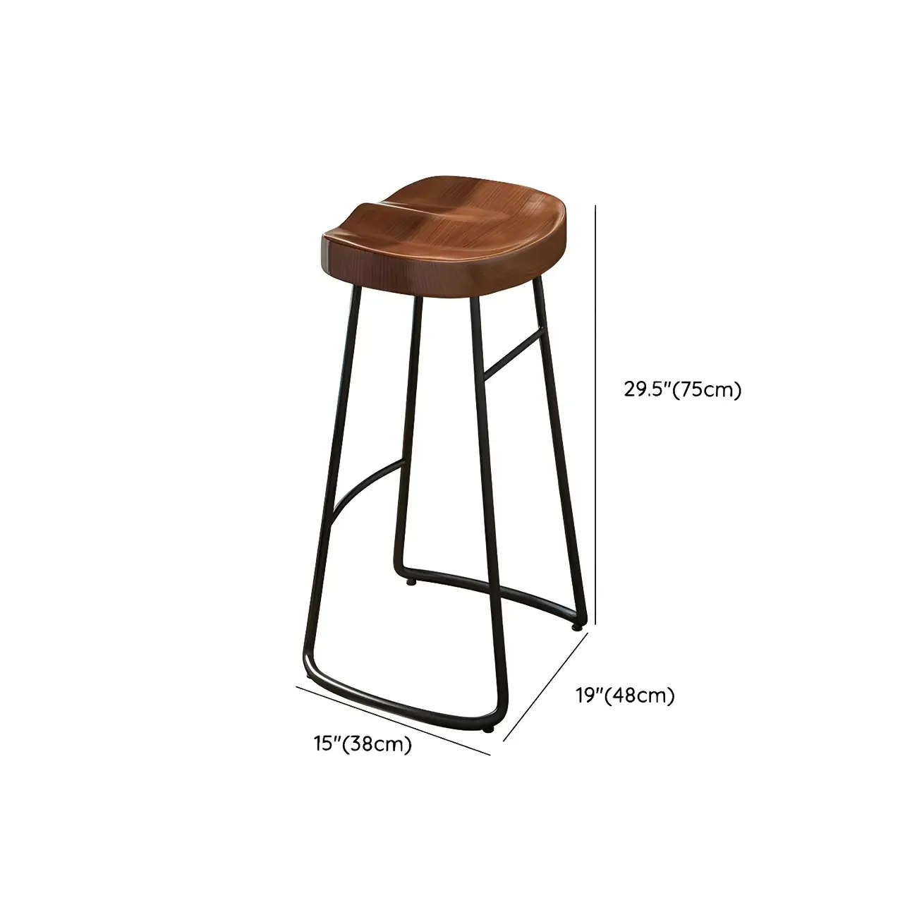  Modern Manufactured Wood Pub Table and Backless Stools Sets Image - 17