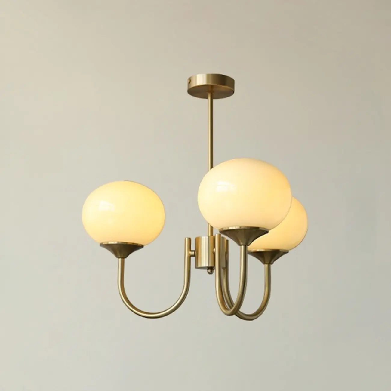 Modern Vintage Pink Chandelier with Glass Lampshade Image - 6 | homeyfad