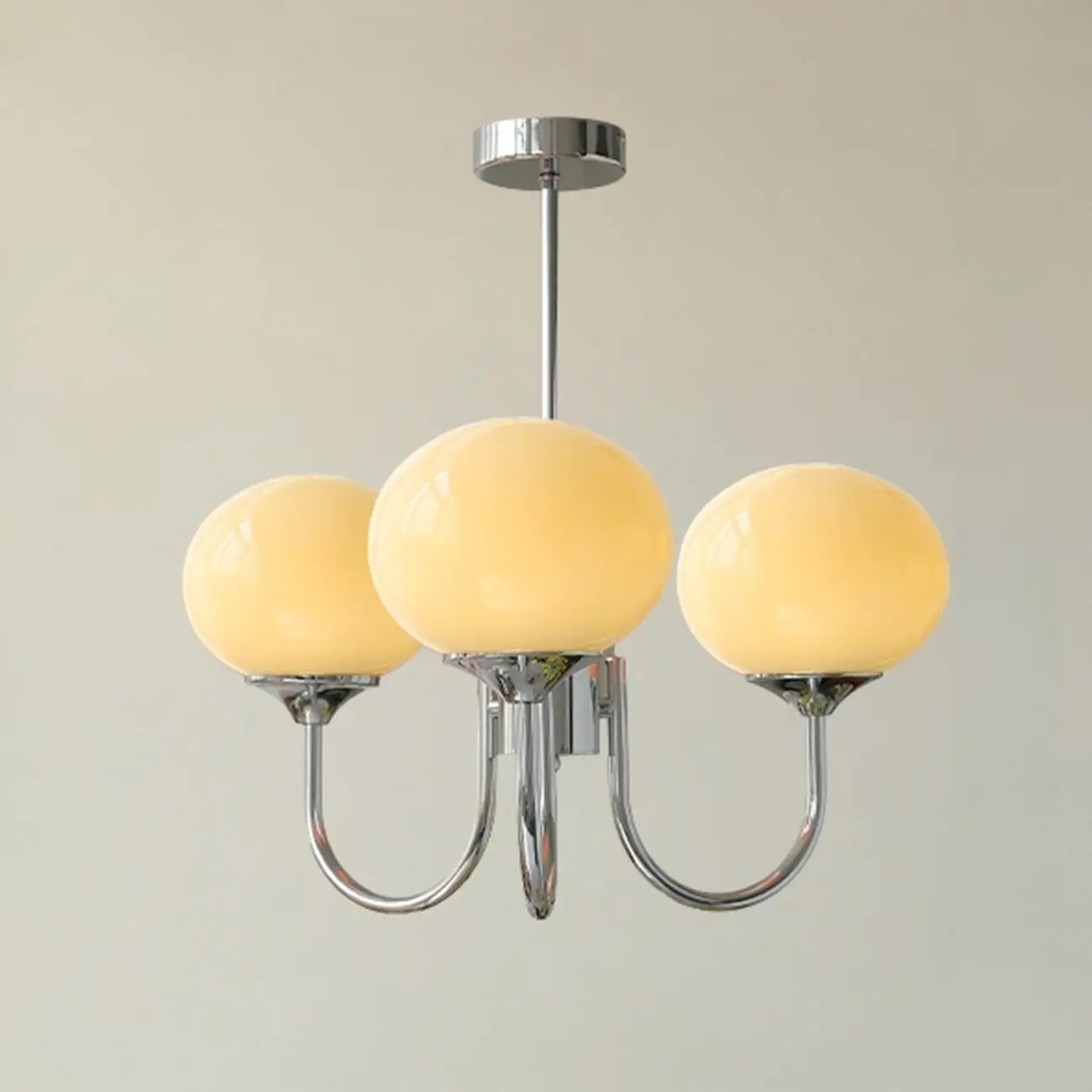 Modern Vintage Pink Chandelier with Glass Lampshade Image - 9 | homeyfad