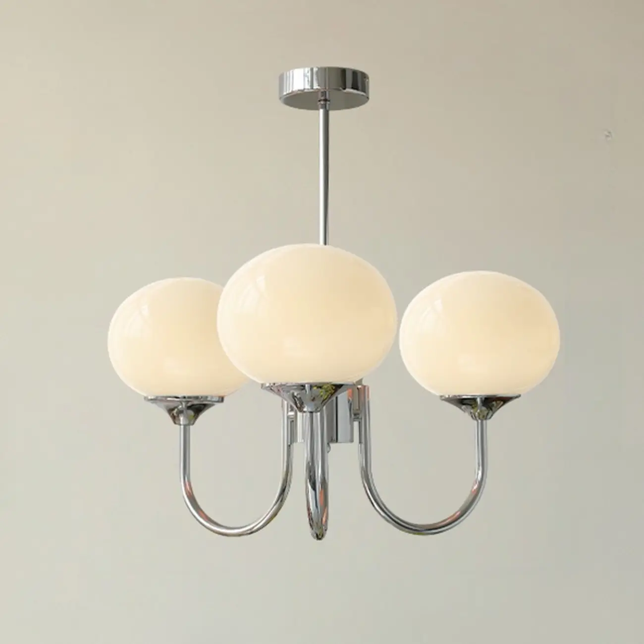 Modern Vintage Pink Chandelier with Glass Lampshade Image - 11 | homeyfad