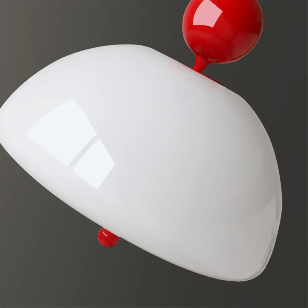 Minimalist 3-Light Dome Glass Chandelier for Dining Room Image - 14