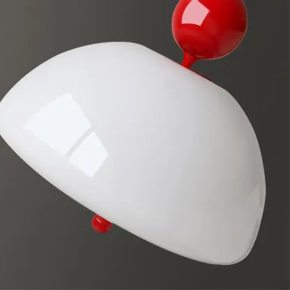 Minimalist 3-Light Dome Glass Chandelier for Dining Room Image - 14