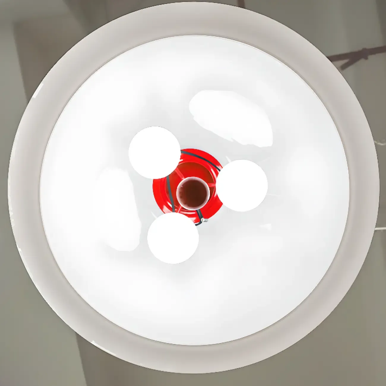 Minimalist 3-Light Dome Glass Chandelier for Dining Room Image - 16
