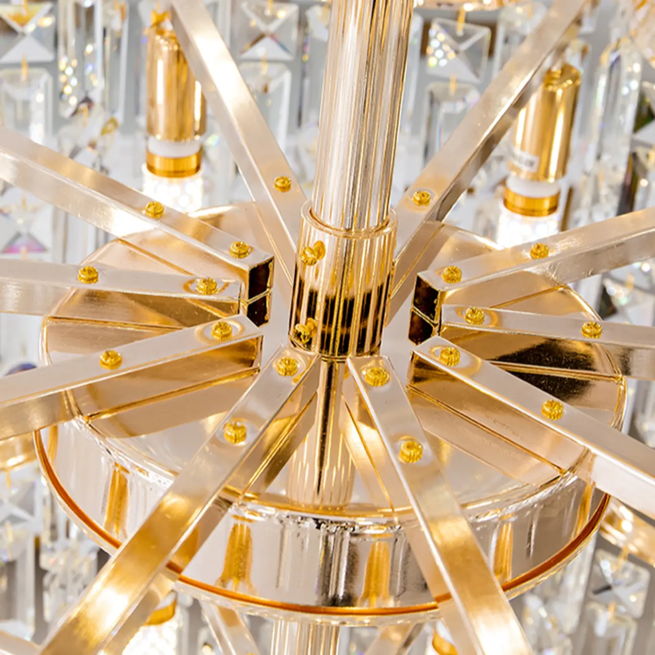 Modern Luxury Crystal Cascade Chandelier for High Ceilings Image - 13 | homeyfad