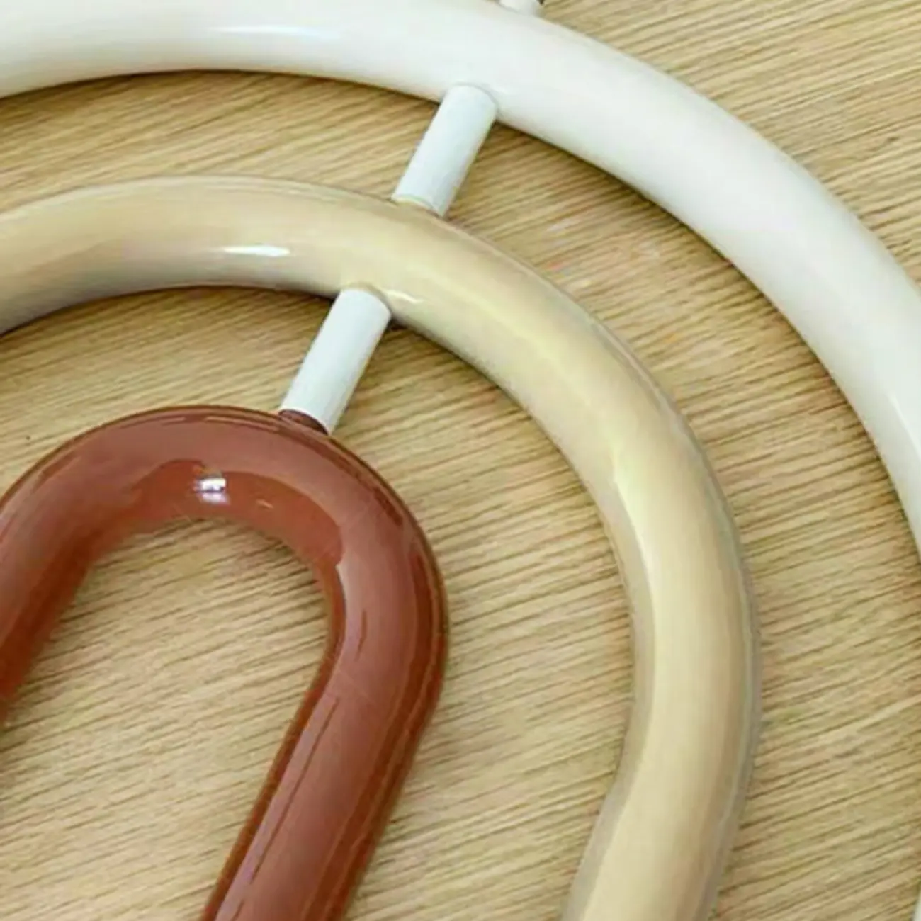 Modern 6-Light LED Chandelier  with Rainbow Shape Design Image - 10 | homeyfad