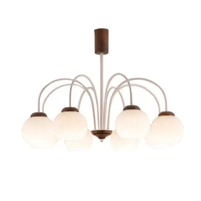 Modern Elegant Globe Pendant Chandelier with Flexible Length Image - 5