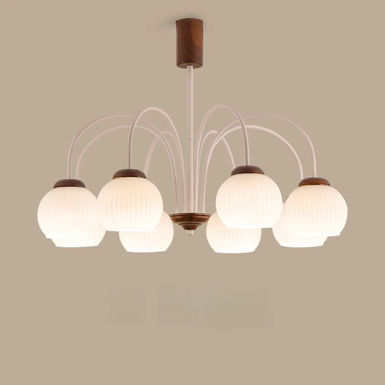 Modern Elegant Globe Pendant Chandelier with Flexible Length Image - 6 | homeyfad