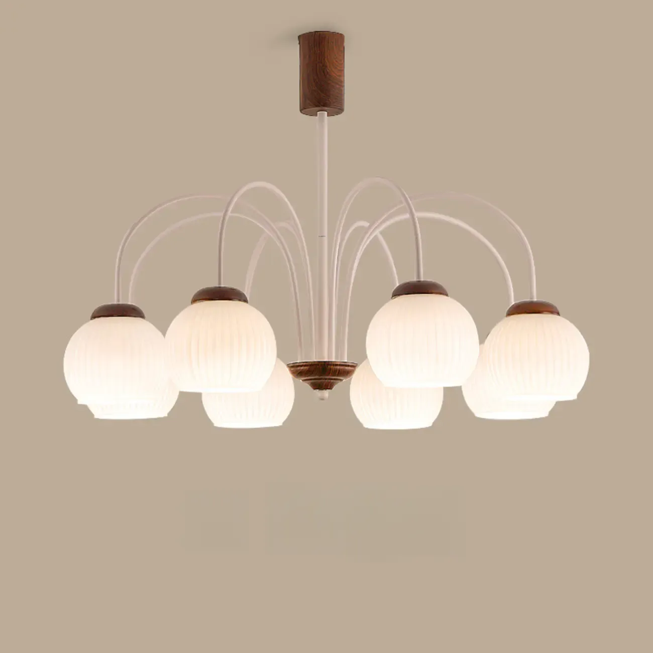 Modern Elegant Globe Pendant Chandelier with Flexible Length Image - 6