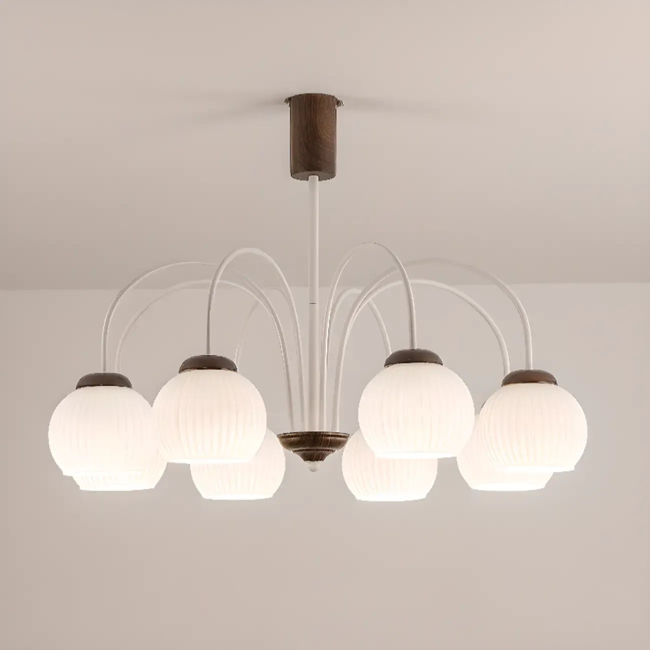 Modern Elegant Globe Pendant Chandelier with Flexible Length Image - 8