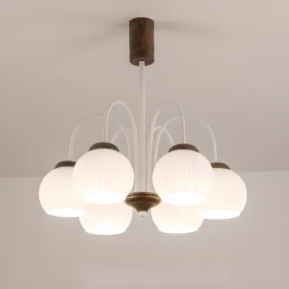 Modern Elegant Globe Pendant Chandelier with Flexible Length Image - 9