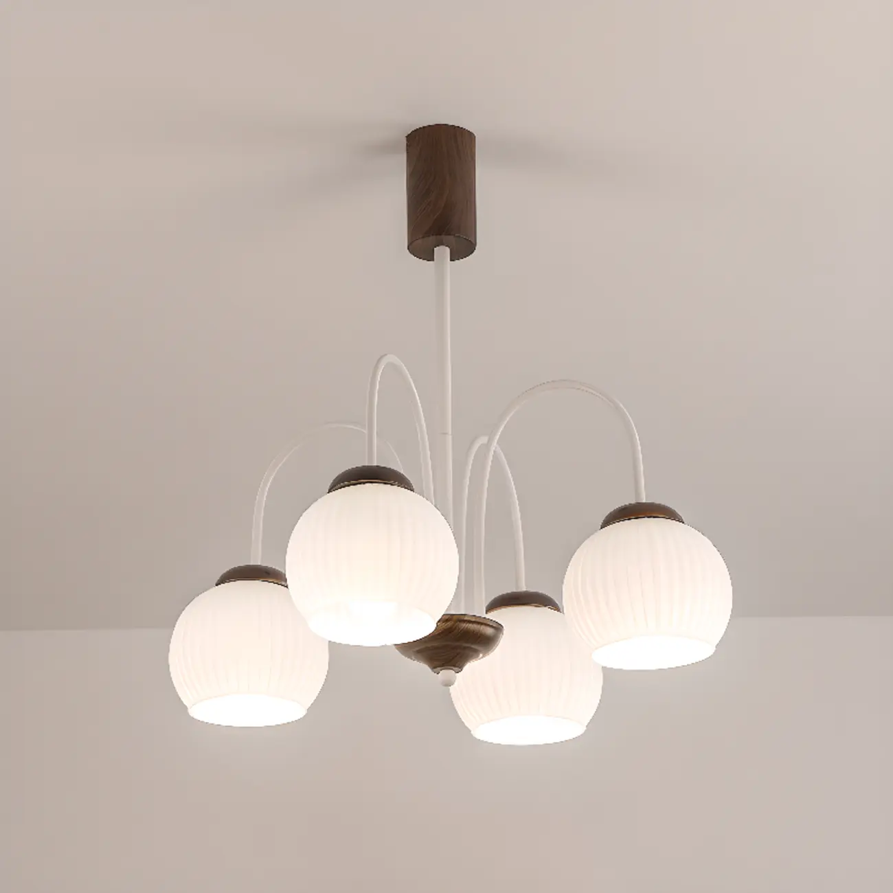 Modern Elegant Globe Pendant Chandelier with Flexible Length Image - 10 | homeyfad