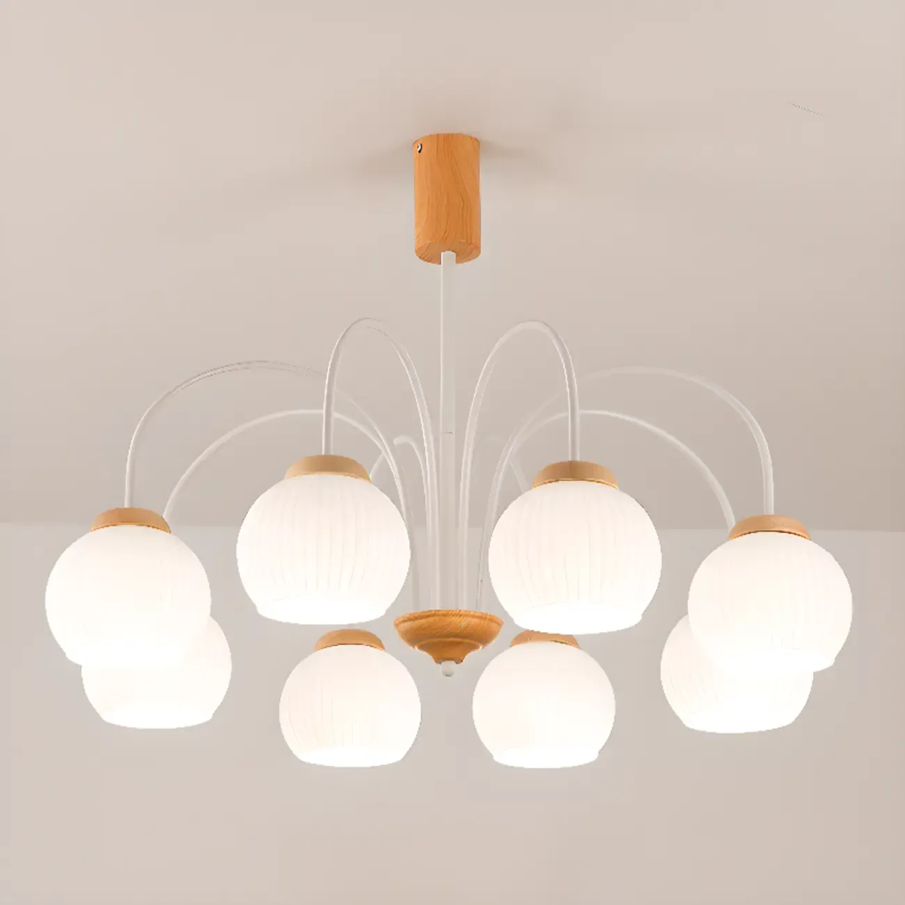 Modern Elegant Globe Pendant Chandelier with Flexible Length Image - 11