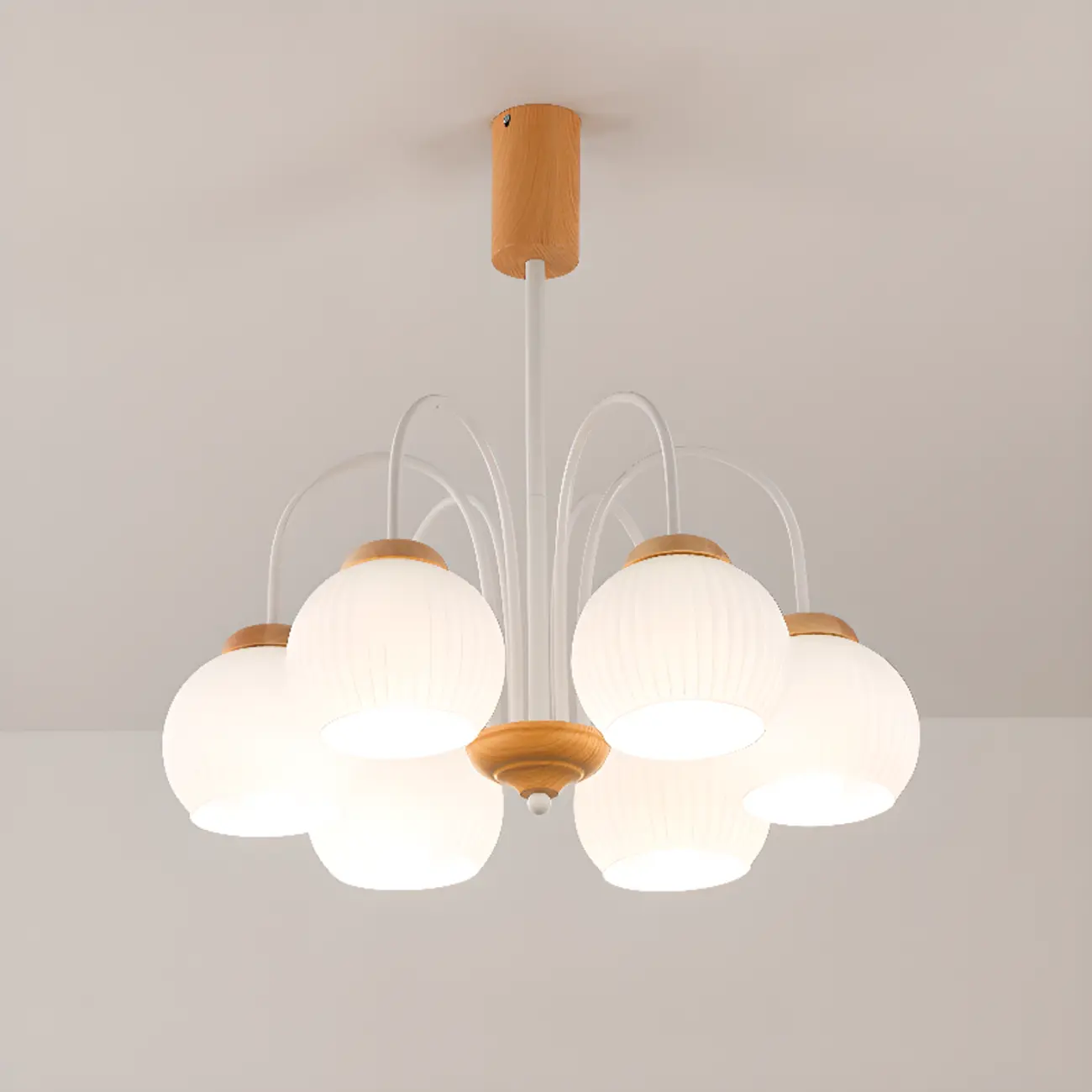 Modern Elegant Globe Pendant Chandelier with Flexible Length Image - 12 | homeyfad