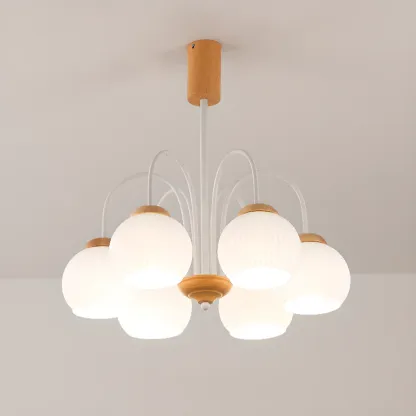 Modern Elegant Globe Pendant Chandelier with Flexible Length Image - 12