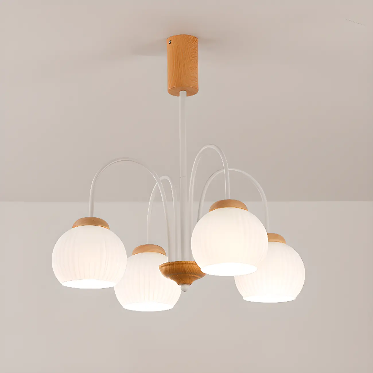Modern Elegant Globe Pendant Chandelier with Flexible Length Image - 13 | homeyfad
