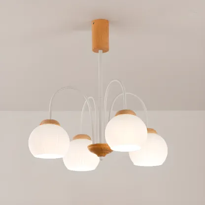 Modern Elegant Globe Pendant Chandelier with Flexible Length Image - 13