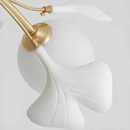 Modern Brass Branch Chandelier with Elegant Design Image - 12