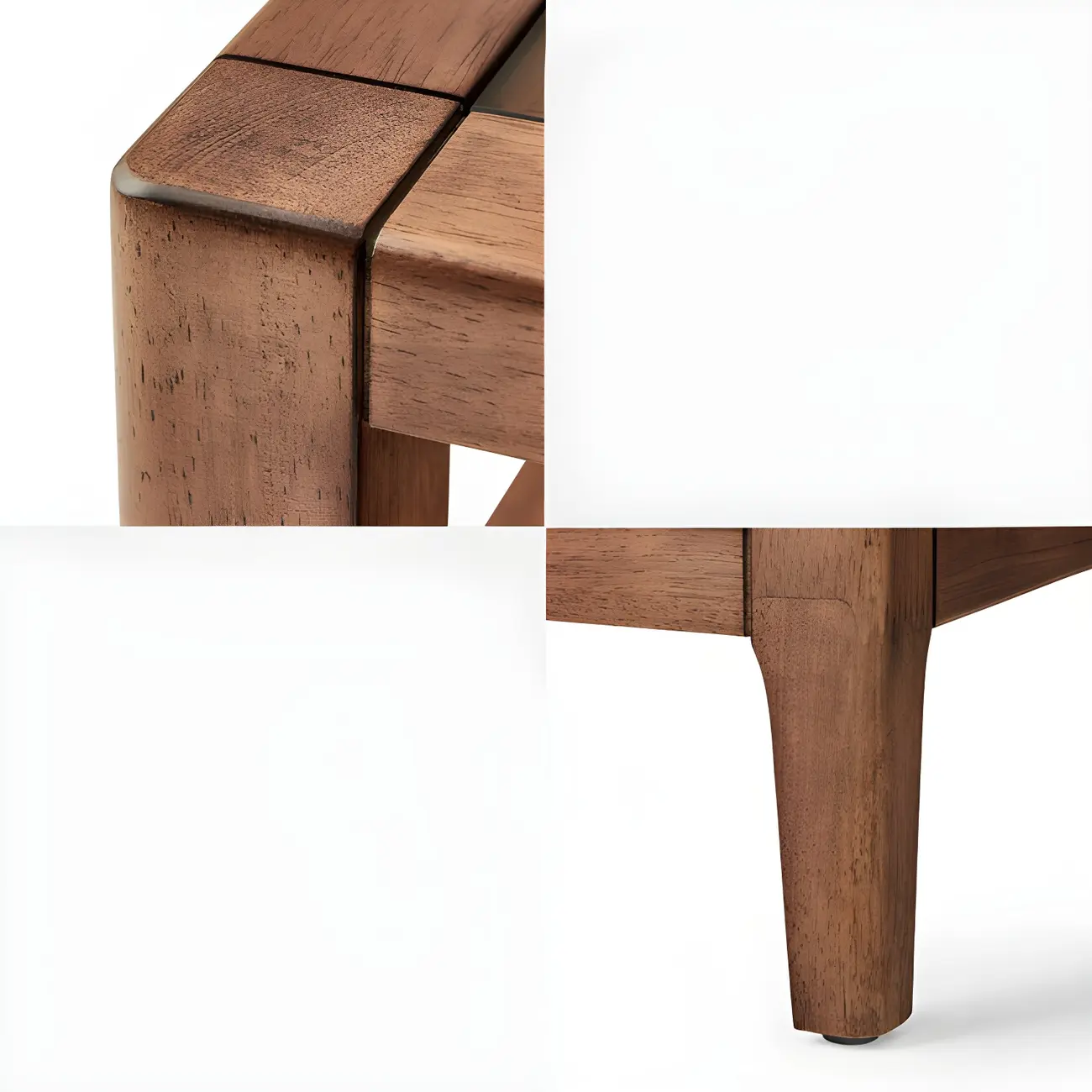 Modern Brown Glass Countertop Sideboard with Storage Image - 9 | homeyfad