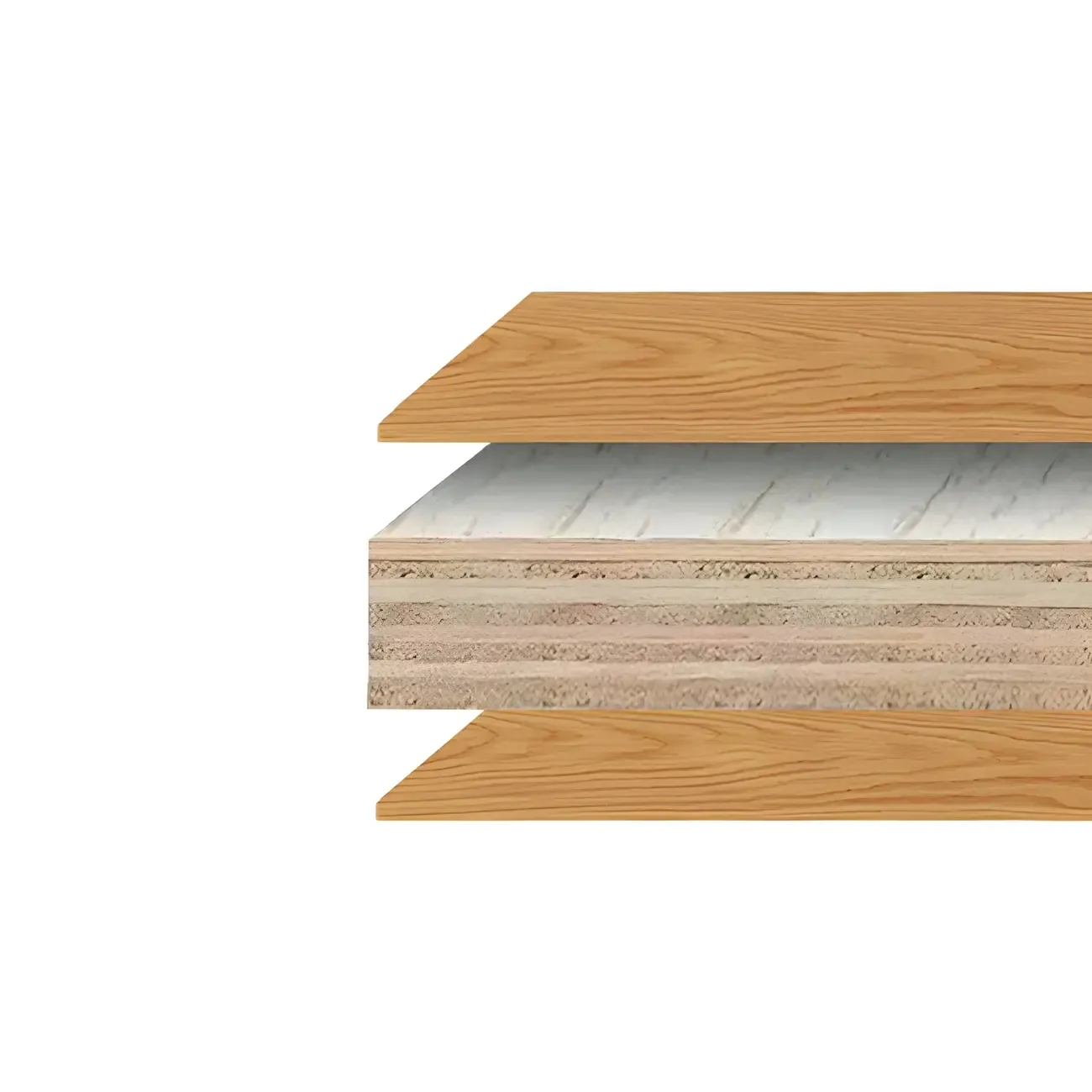 Scandinavian Brown Wooden Sideboard with Open Storage Image - 10