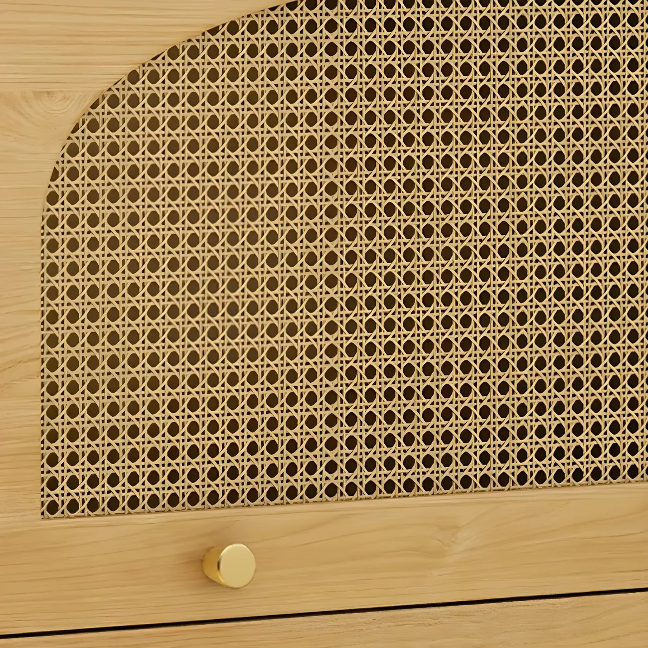 Oriental Wooden Sideboard with Drawers in Brown Image - 12 | homeyfad