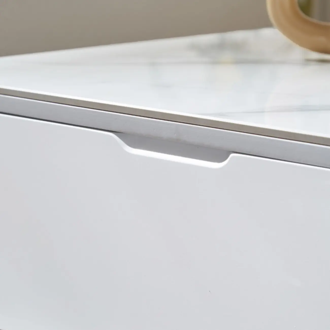 4-Legs Modern Wood White Lift-top Coffee Table with Storage Image - 10 | homeyfad