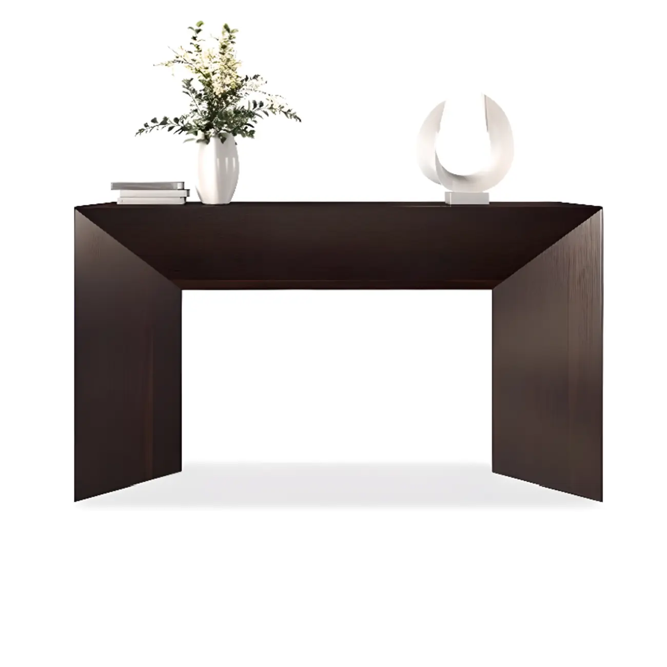 Modern Stone Top Wooden Base Console Table | HomeyFad Image - 9 | homeyfad
