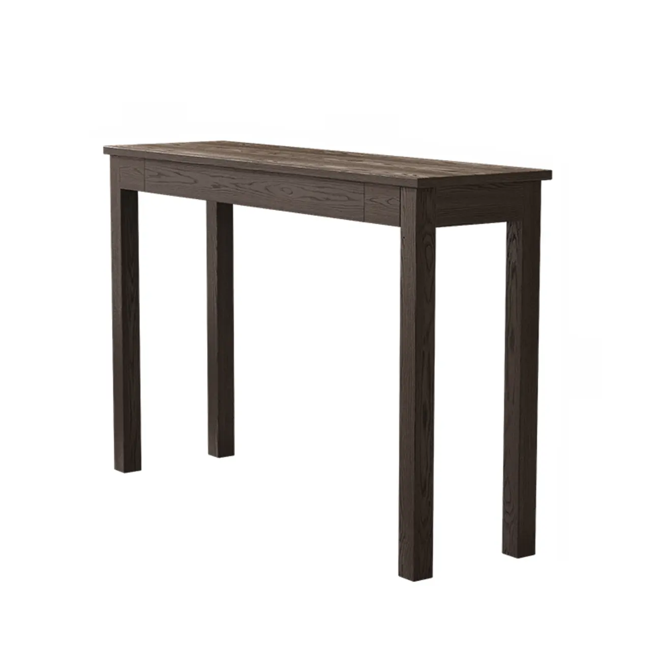 Modern Ash Wood Console Table with Drawer Image - 5 | homeyfad