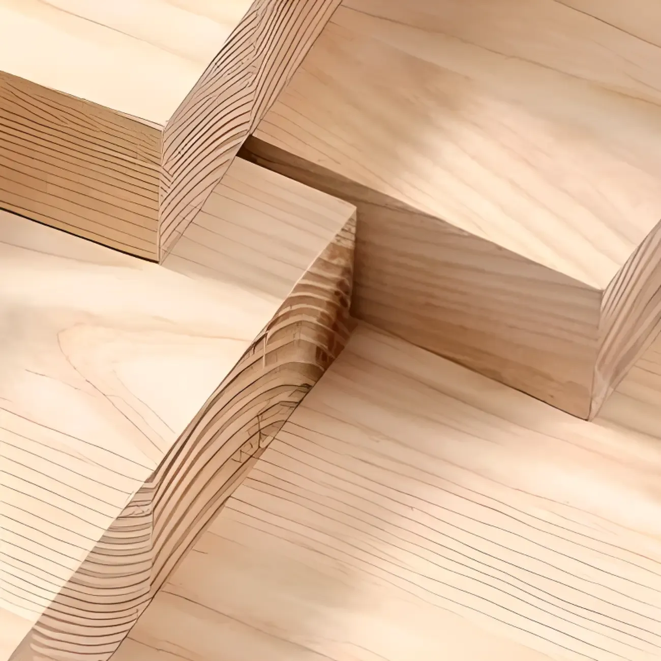 Modern Ash Wood Console Table with Sculptural Base Image - 6