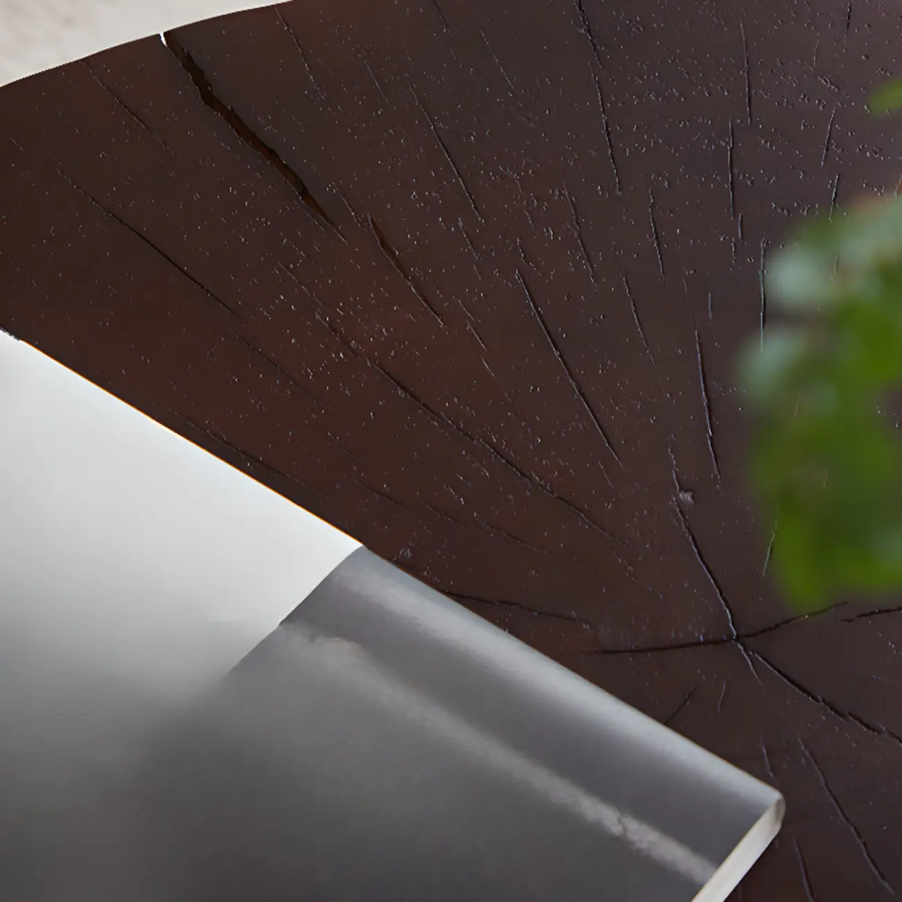 Rustic Solid Wooden Round Coffee Table with Natural Finish Image - 12 | homeyfad