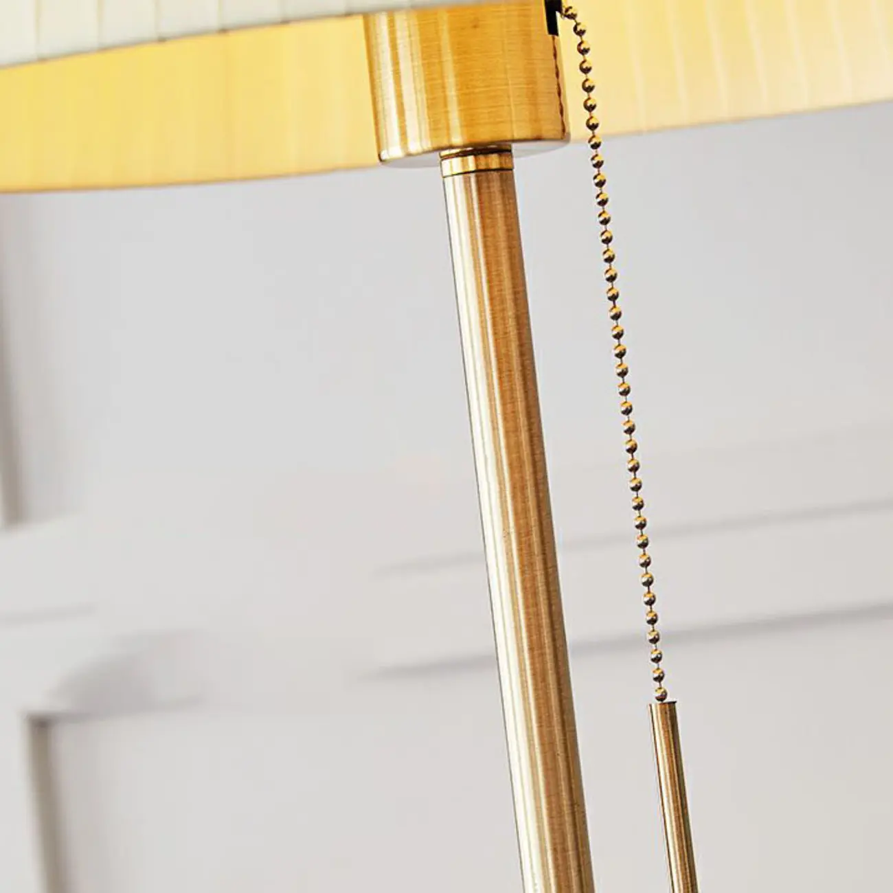 Modern Floor Lamp with Beige Fabric Lamp Shade for Living Room Image - 7 | homeyfad