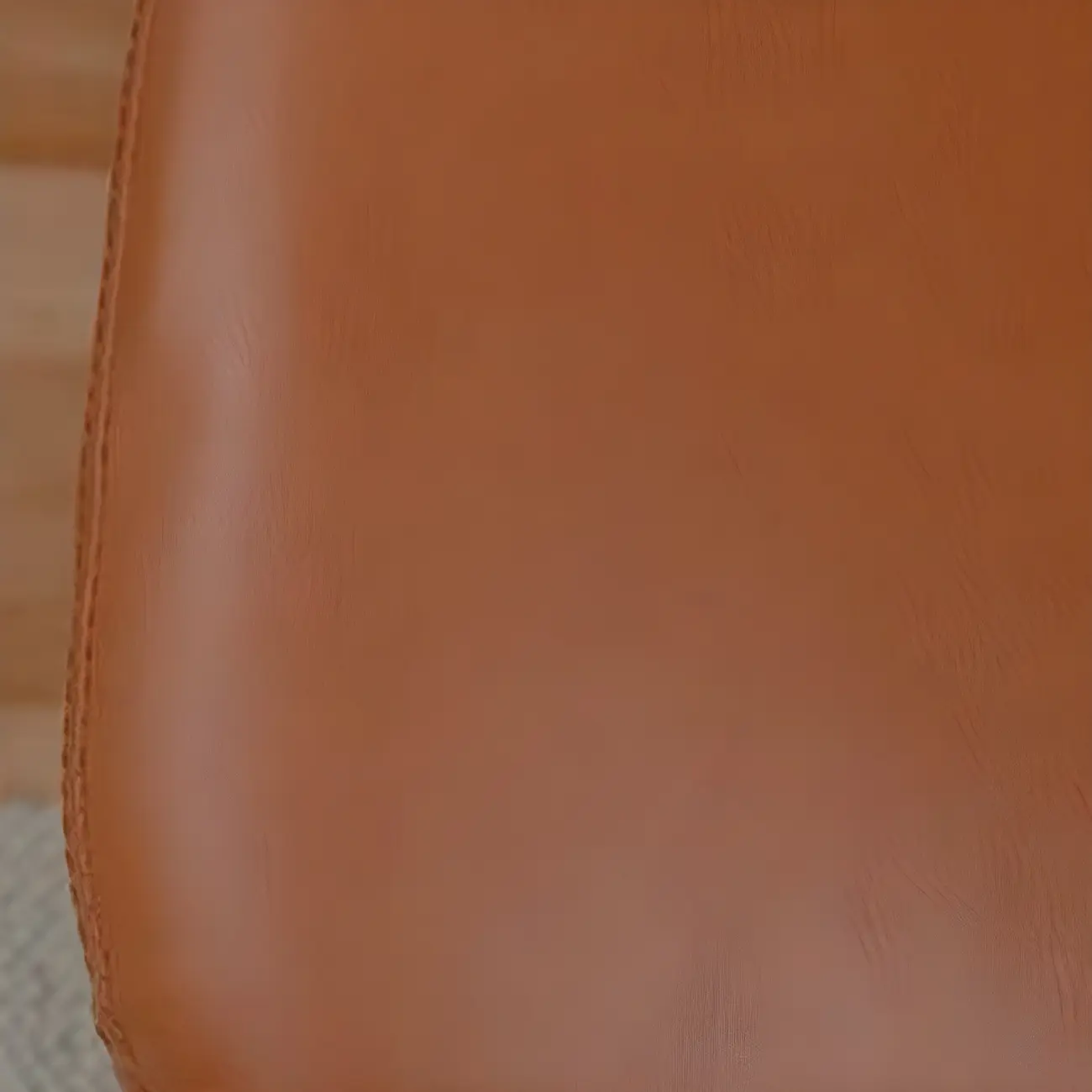 Faux Leather Upholstered Rocking Chair with Optional Ottoman Image - 12 | homeyfad