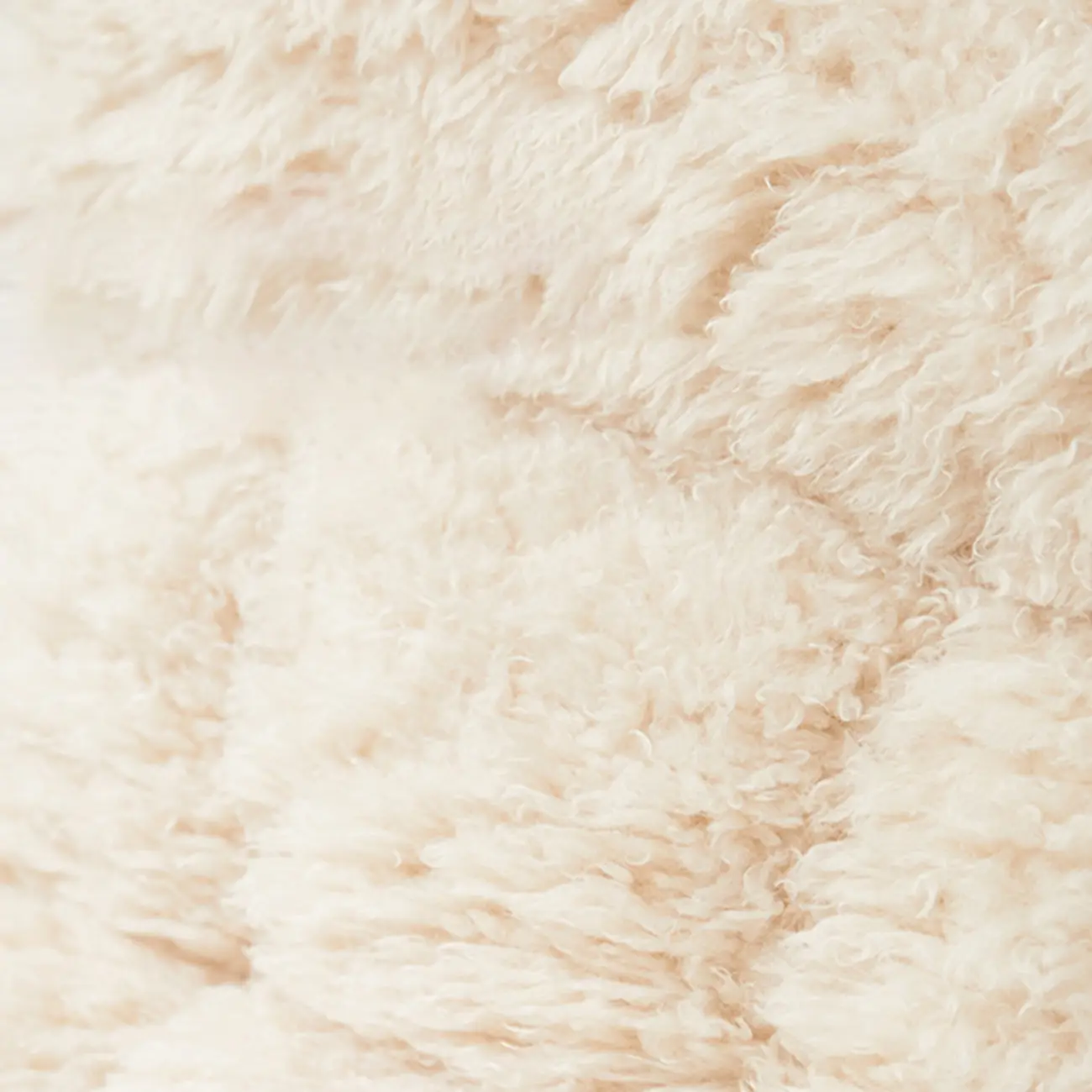 Modern Cotton Upholstered Metal Rocking Chair in White Image - 6 | homeyfad